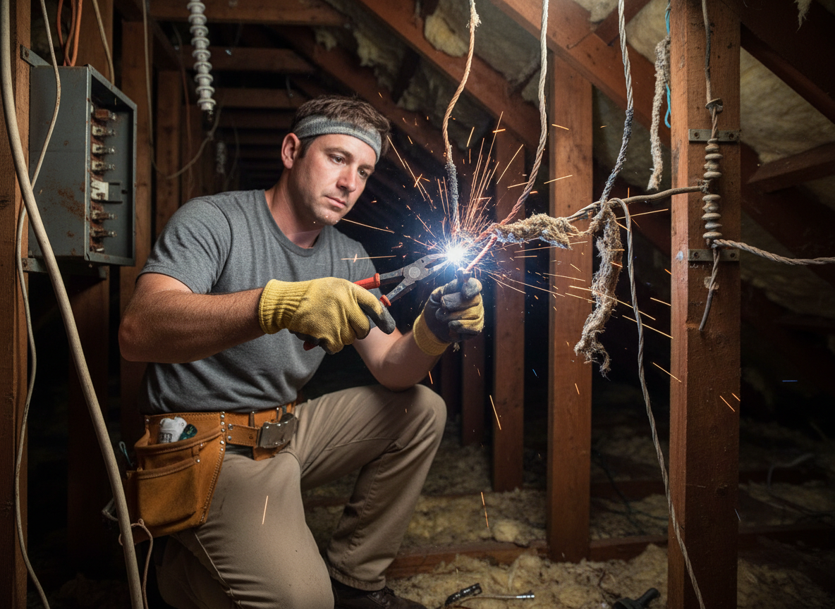 Flickering Lights From Old Wiring in Apopka, FL